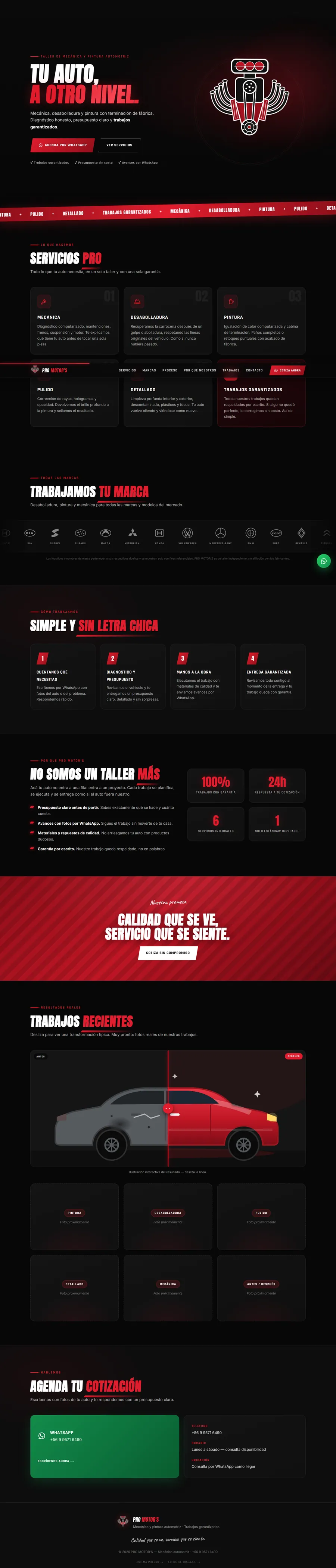 Página de PRO MOTOR'S